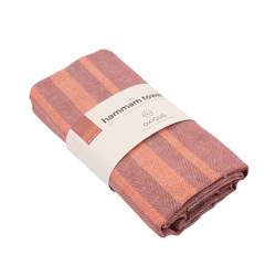 Hamman Towel Vibe Stripes orange / Oxious